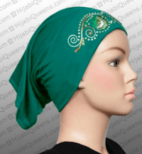 Cotton cap - as you can imagine, it's hard to get this picture off a real Muslim girl.